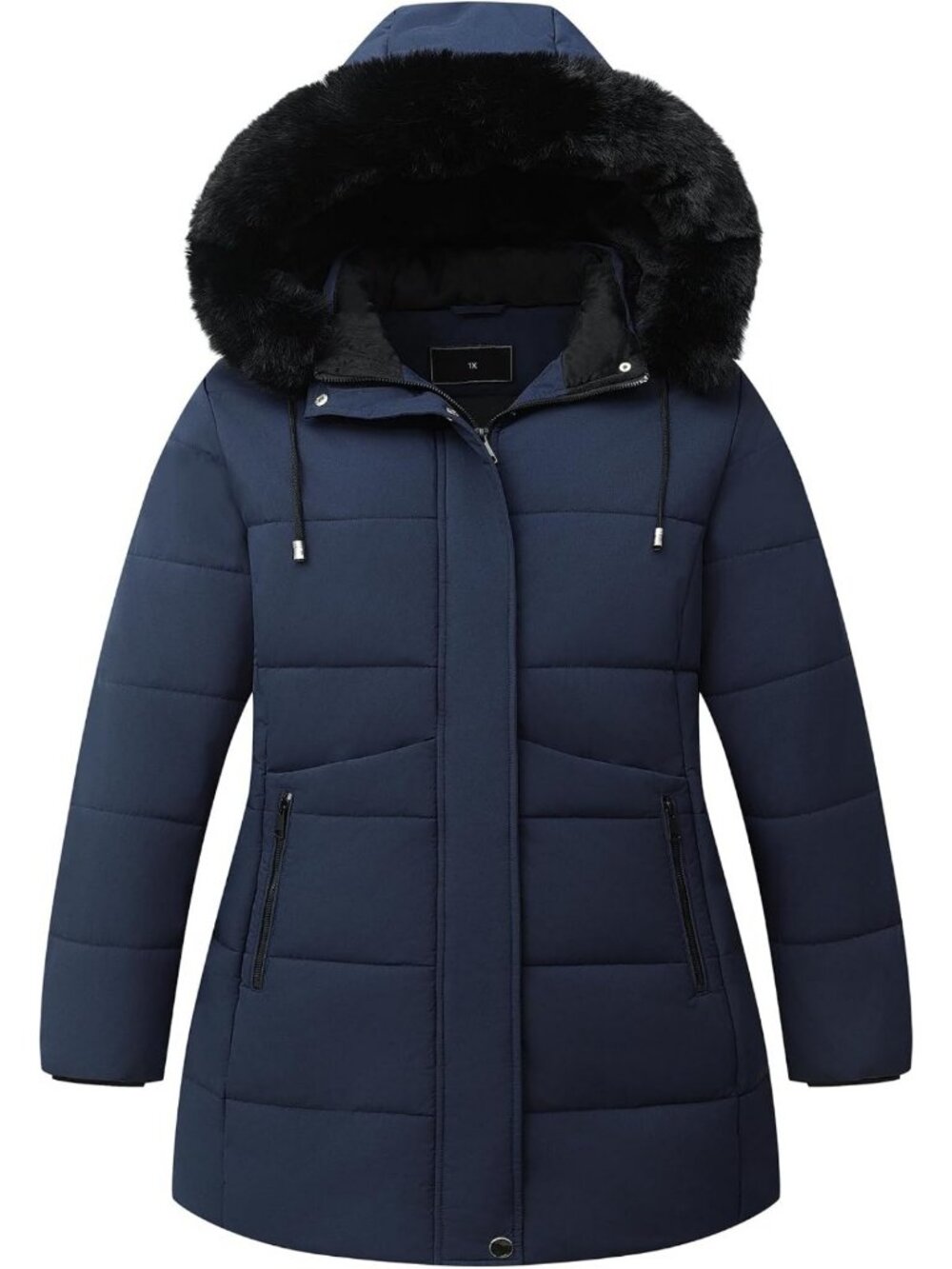 Plus Size Women's Winter Parka Jacket - Cozy Down Coat for Cold Weather